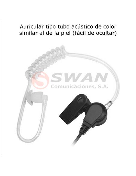 JD-MAT-DMR Microauricular tubular para Motorola