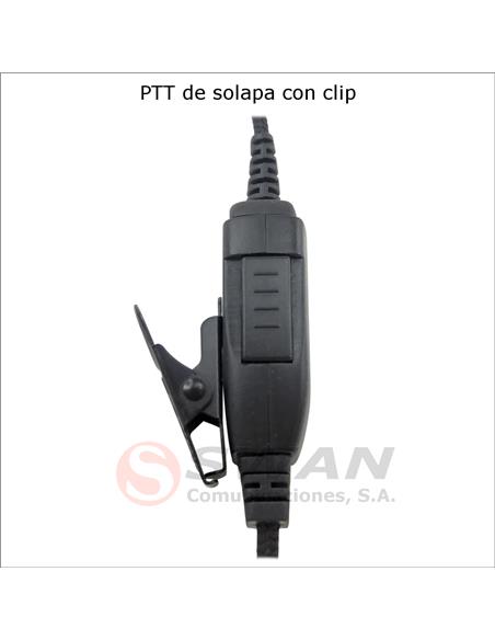 MAF-CR-M Microauricular de alta resistencia para Motorola y Team