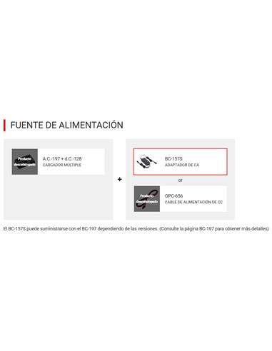 ICOM BC-157S Adaptador AC para BC-121