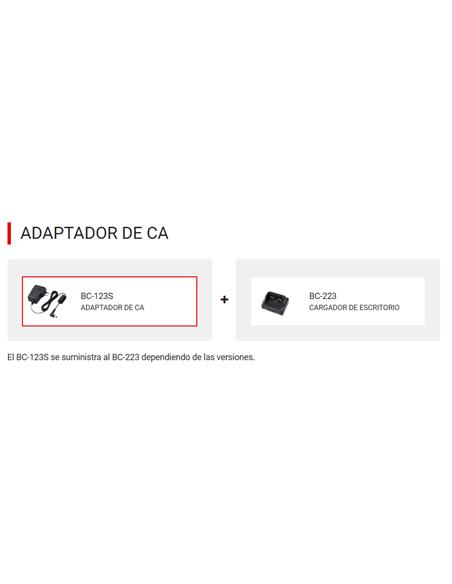 ICOM BC-123SE Adaptador de corriente CA