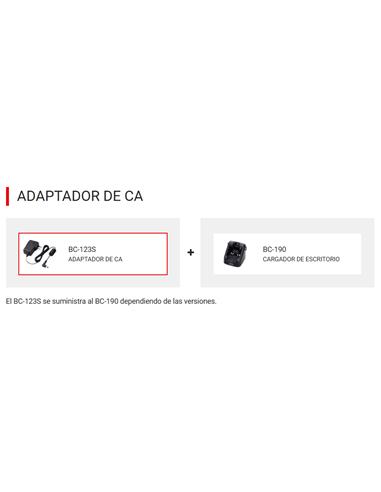 ICOM BC-123SE Adaptador de corriente CA