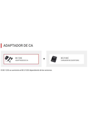 ICOM BC-123SE Adaptador de corriente CA