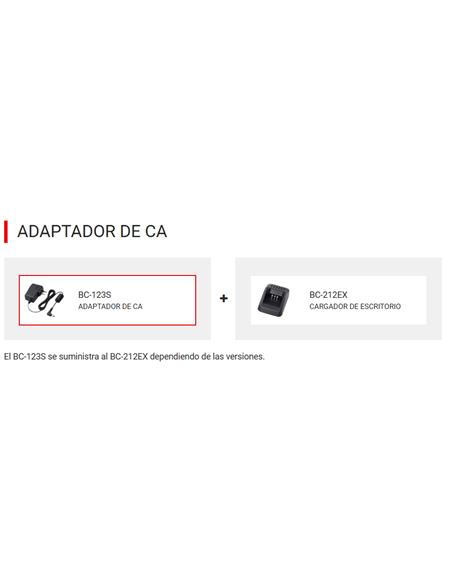 ICOM BC-123SE Adaptador de corriente CA