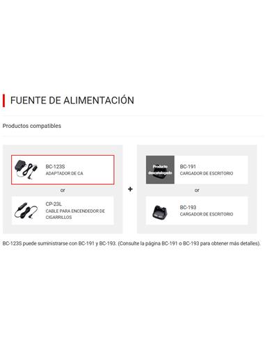 ICOM BC-123SE Adaptador de corriente CA