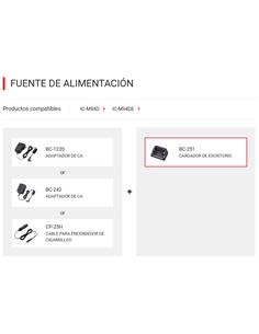 ICOM BC-251 Cargador rápido sobremesa para IC-M94DE 2