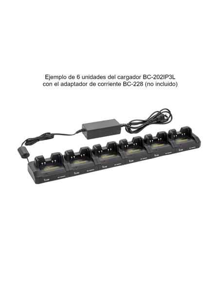 ICOM BC-202IP3L Cargador rápido multiconectable (sin adaptador)