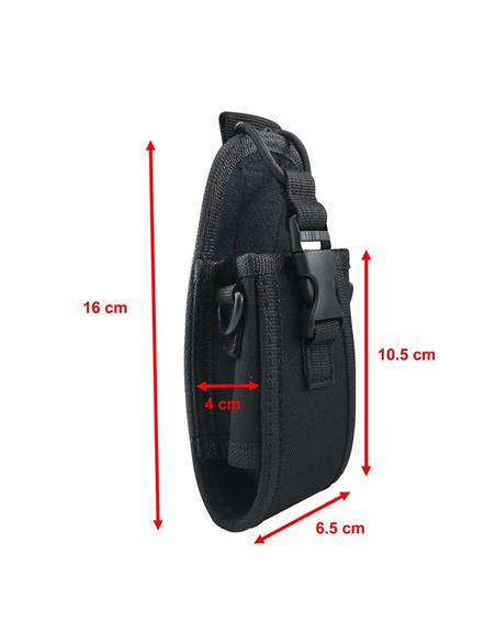 MY-121-L funda grande cordura negra bandolera