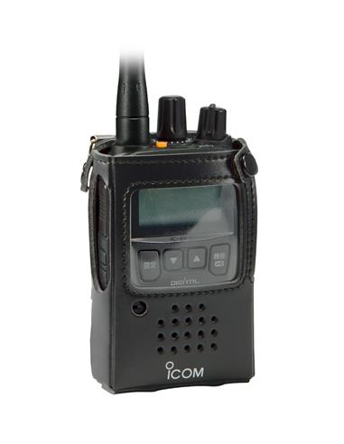 ICOM LC-187 Funda de piel resistente para IC-F52D, IC-F62D, IC-M85
