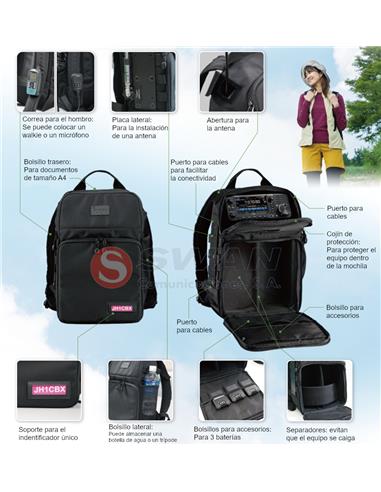 LC-192 Mochila multi-función de poliéster para IC-705