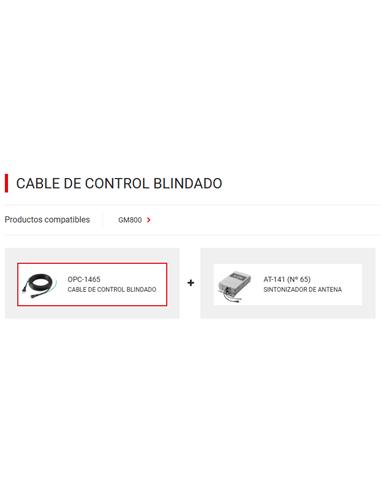 ICOM OPC-1465 Cable de conexión para AT-141 (10m)