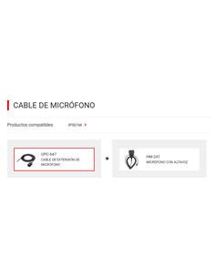 ICOM OPC-647 Cable de extensión para micrófono de 2.5 m 2