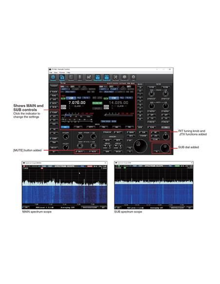 ICOM RS-BA1#12 VER.2 Software control remoto IP