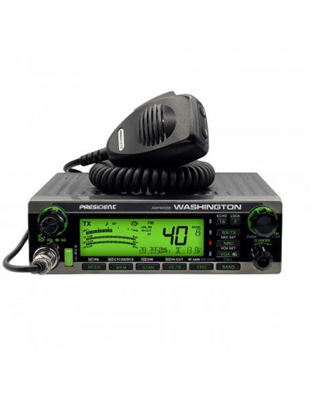 PRESIDENT WASHINGTON Emisora CB 12 V AM/FM/SSB