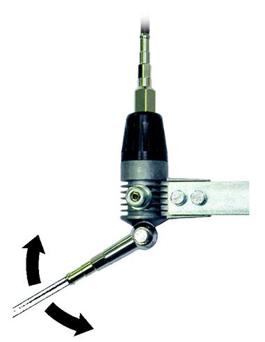 SIRIO BOOMERANG-27A Antena CB de balconera 3.35 m aluminio