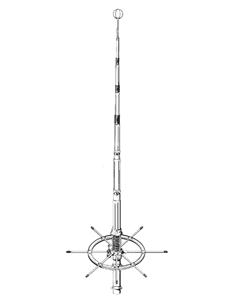 SIRIO BLIZZARD 2700 Antena base CB 5/8 8 rad.+ aro