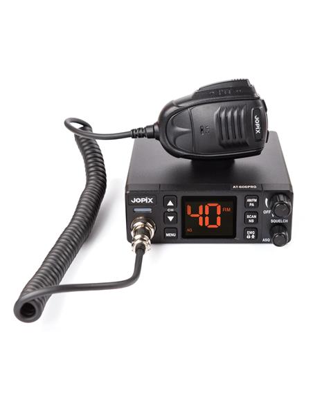 JOPIX AT-606PRO Emisora móvil CB AM/FM 12/24 V
