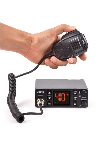 JOPIX AT-606PRO Emisora móvil CB AM/FM 12/24 V