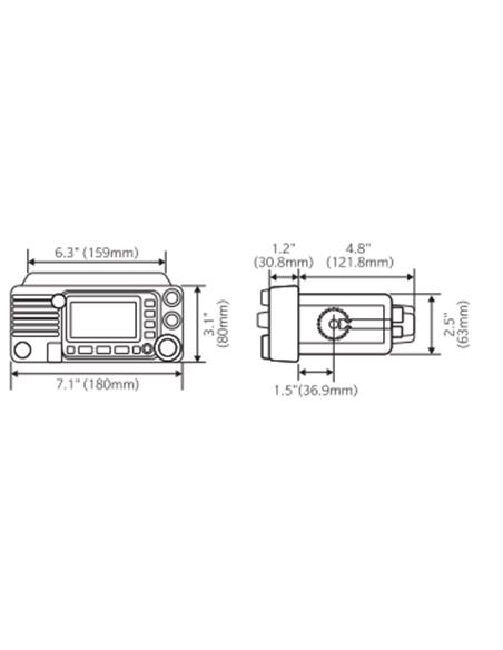 STANDARD HORIZON GX2410GPS/E emisora VHF DSC/AIS/GPS/MEGAFONIA