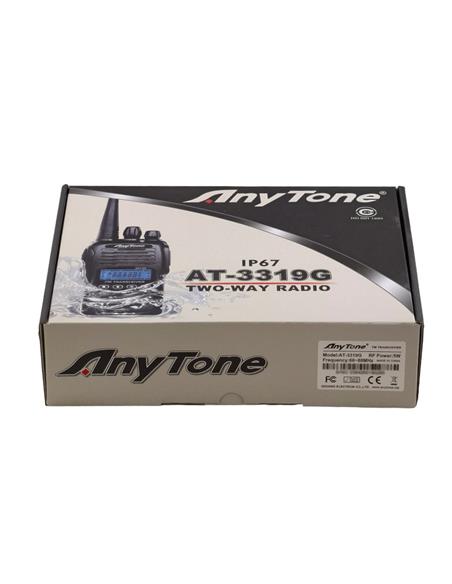 ANYTONE AT-3319AG Walkie 66-88 Mhz 128 ch IP67
