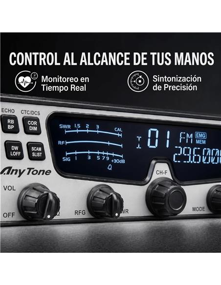 ANYTONE AT-5100BT Emisora móvil 10 metros Wireless
