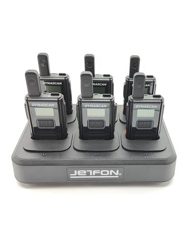 JETFON DYN3A Cargador Múltiple de 6 unidades para 3A
