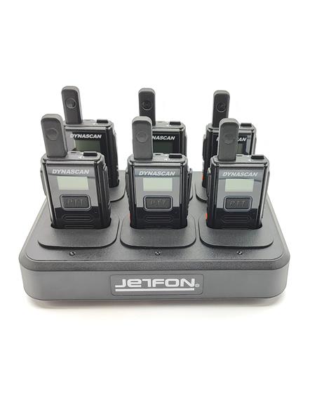 JETFON DYN3A Cargador Múltiple de 6 unidades para 3A